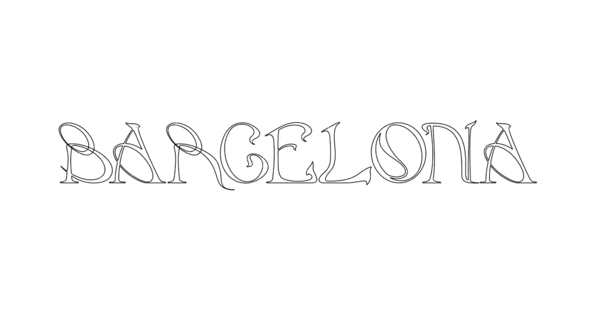 Antoni display typeface, specimen 4 of 4